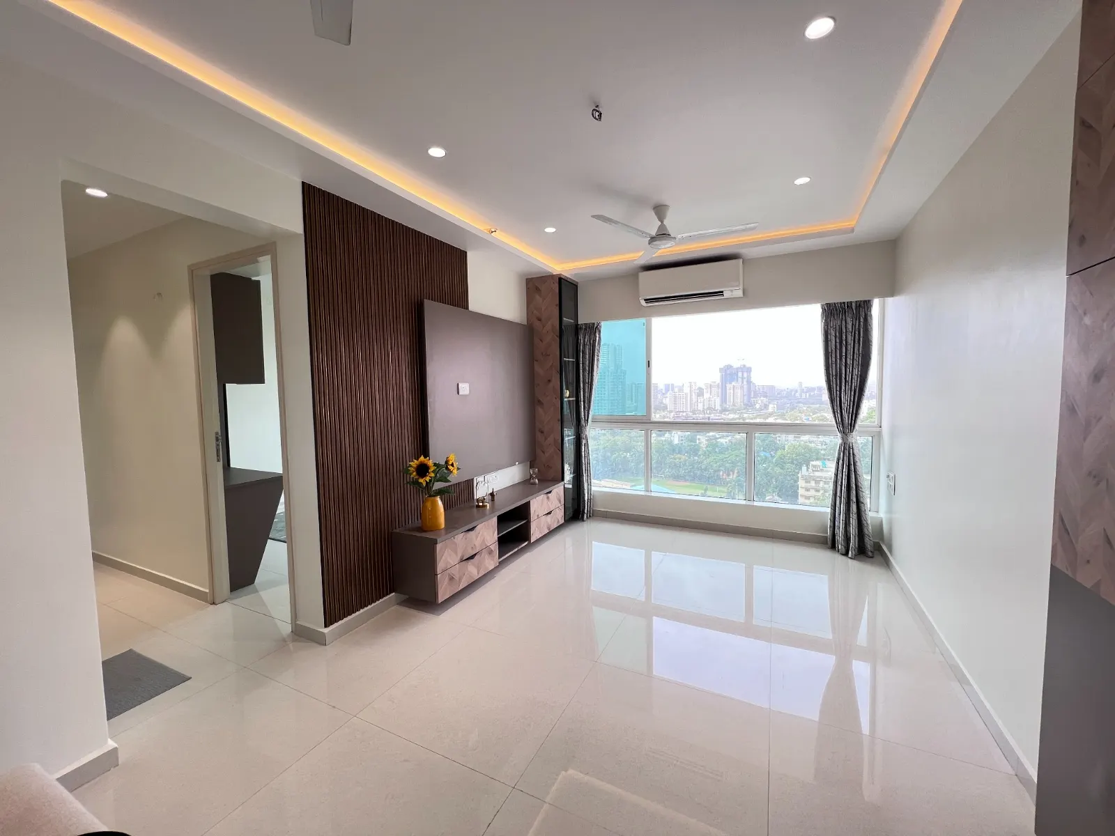 Living room at Bhavya Elite